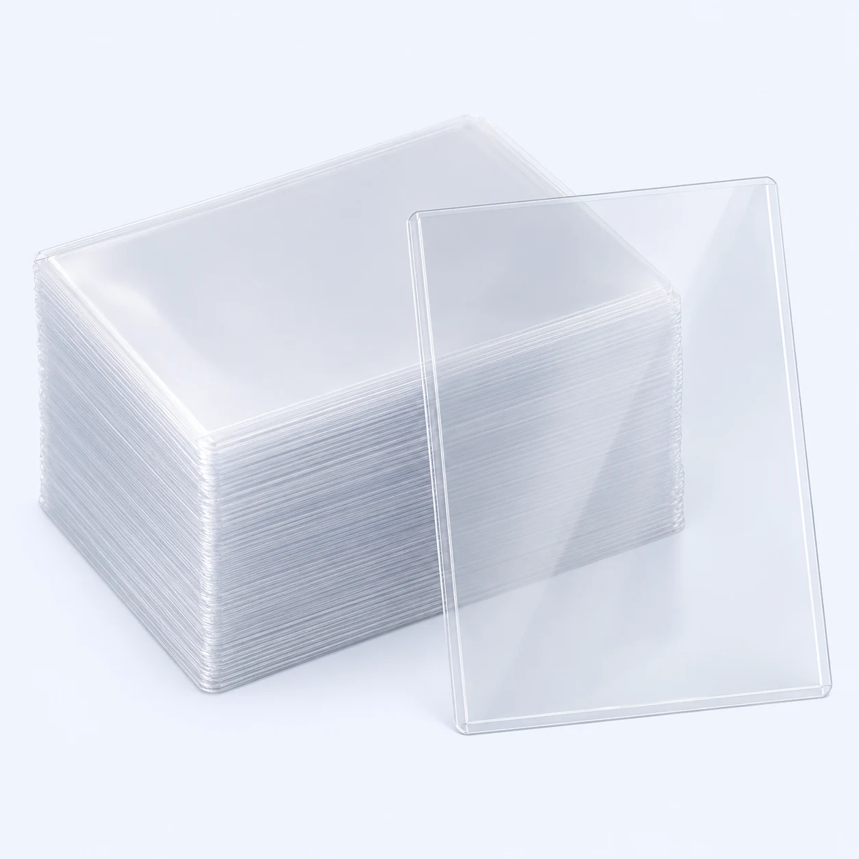 Clear card sleeves